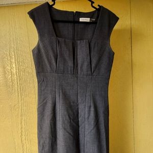 Calvin Klein dress, size 4, grey/blue color